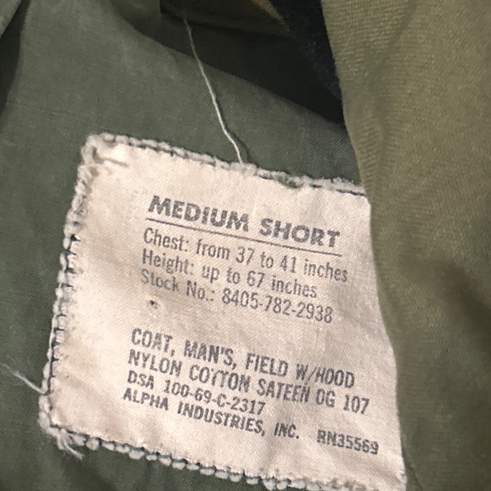 Vintage 1960’s Vietnam Us Army Field Jacket - image 5